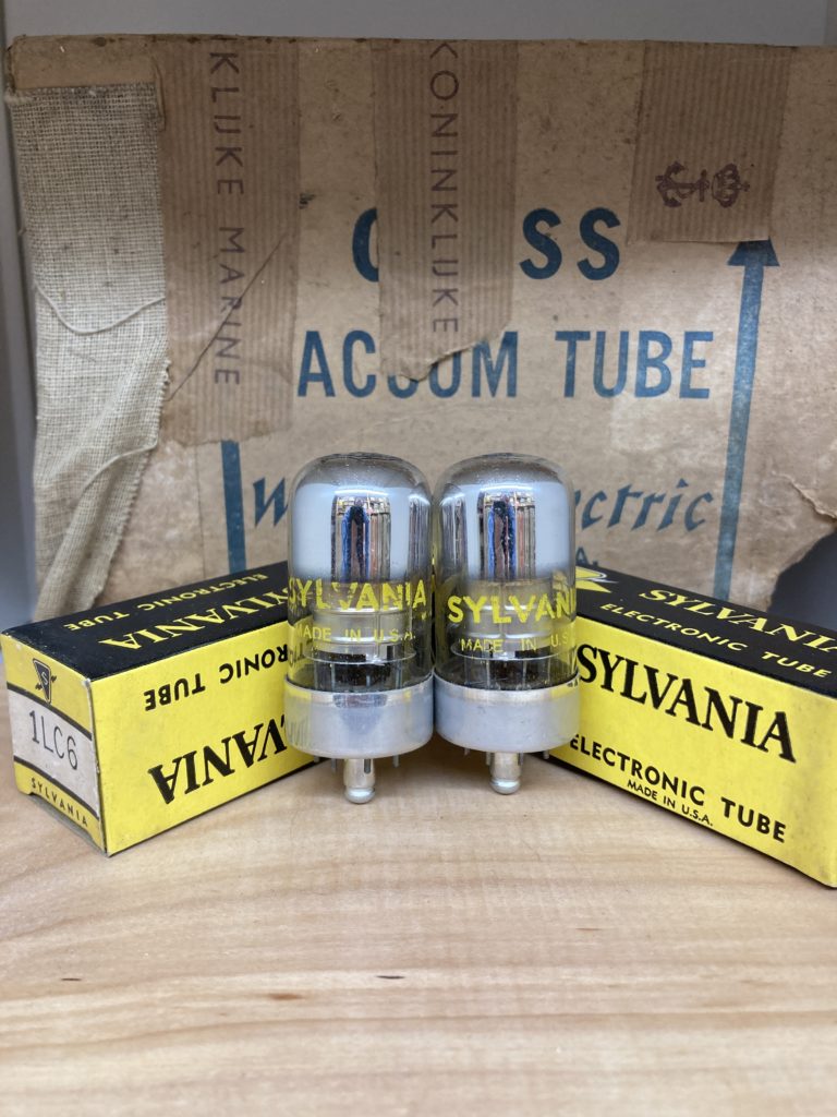 Lc Vt Sylvania True Nos Nib Milspec One Pair Tubes Parts