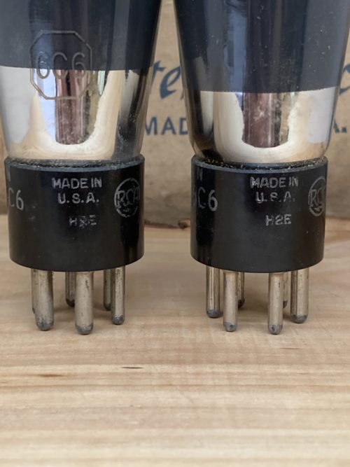 6C6 RCA true NOS/NIB, milspec tubes, perfect  condition, 1944 date codes - Image 3