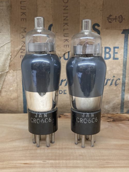 6C6 RCA true NOS/NIB, milspec tubes, perfect  condition, 1944 date codes