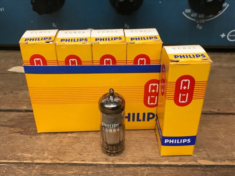 ECH84 6JX8 Philips, one sleeve (5), true NOS/NIB, Heerlen made