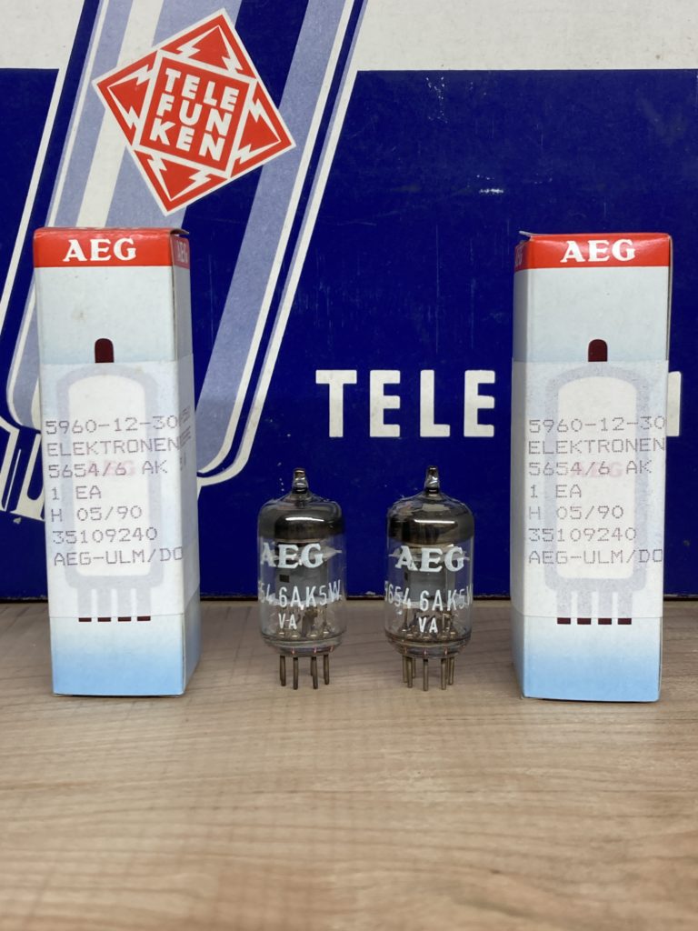 6AK5W Telefunken, 5654, EF95 true NOS/NIB, diamond , milspec, matched pair  (2) - Tubes, parts & vinyl