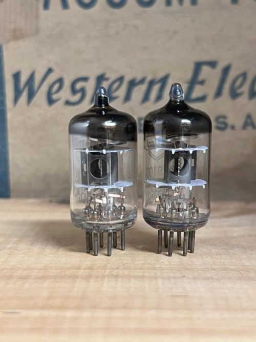 M8100 Mullard EF95 6AK5 5654 NOS, milspec, black plates, one matched pair (2) - Image 6