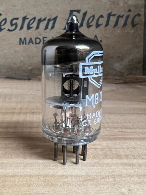 M8100 Mullard EF95 6AK5 5654 NOS, milspec, black plates, one matched pair (2) - Image 4
