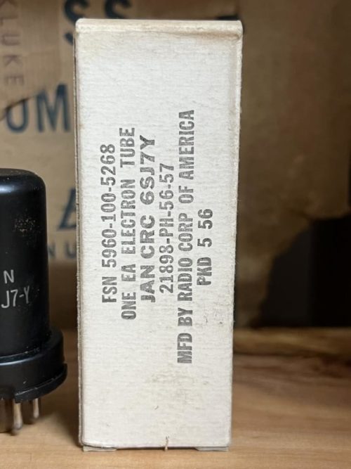 6SJ7Y RCA NOS/NIB, milspec tubes from the 1950ies, one pair (2) - Image 3