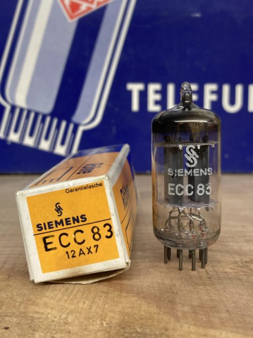 ECC83 Siemens, NOS/NIB, mC6 code, long plate