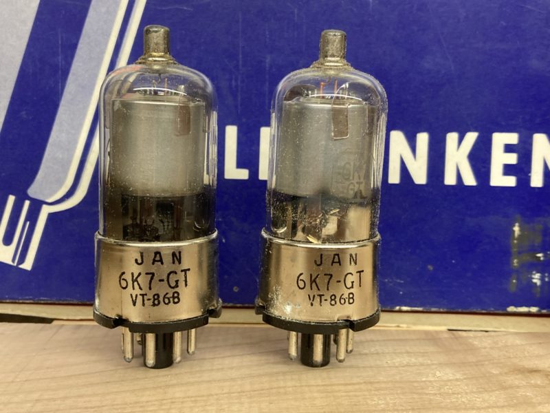 6K7GT RCA, NOS/NIB, 1940ies, one pair