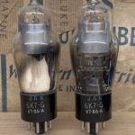 6K7G RCA, NOS, from 1940ies, test perfect, one pair