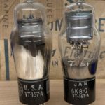 6K8G RCA, NOS, from 1940ies, test perfect, one pair