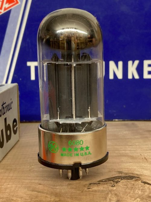 6080 GE 5 star vintage 1960ies production, D-getter, true NOS, 6AS7G sub - Image 3