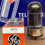 6080 GE 5 star vintage 1960ies production, D-getter, true NOS, 6AS7G sub