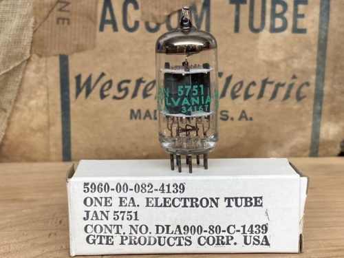 5751 / CV4017 JAN Sylvania, copper rods, true NOS