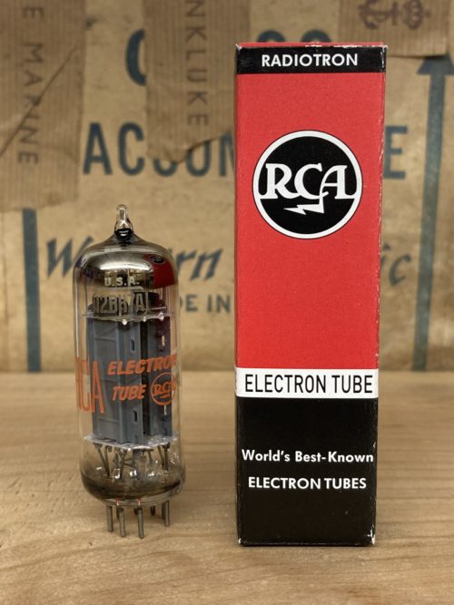 12BH7A RCA, NOS, grey plate, O-getter