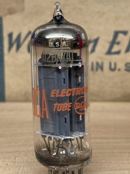12BH7A RCA, NOS, grey plate, O-getter - Image 2