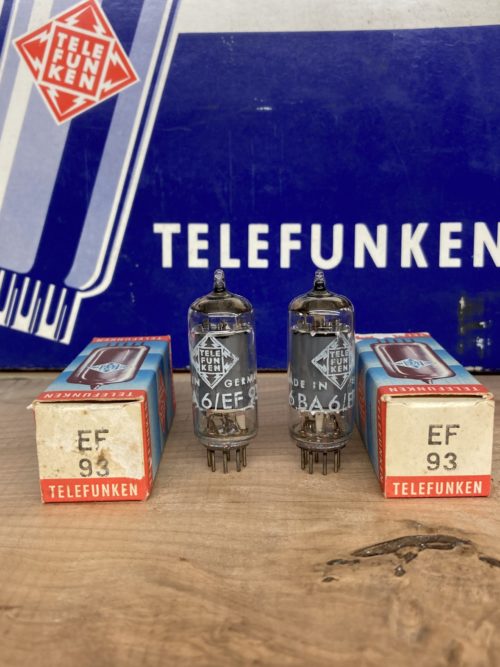 6BA6 EF93 Telefunken, matched pair (2), NOS, diamond <>