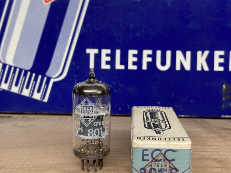 ECC801S Telefunken, NOS/NIB,  longlife, diamond <>, holy grail ECC81/12AT7