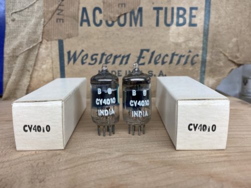 CV4010 GEC EF95 6AK5 5654 NOS, milspec, square getter, super strong pair - Image 2