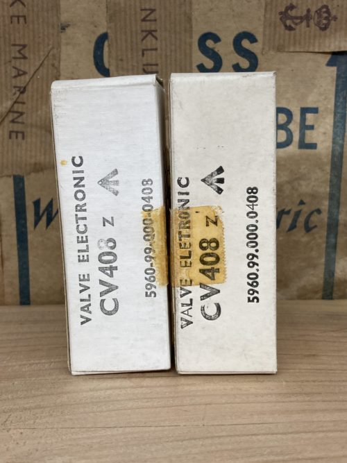 CV408 GEC A1714 true NOS/NIB, milspec, never opened boxes, one pair - Image 2