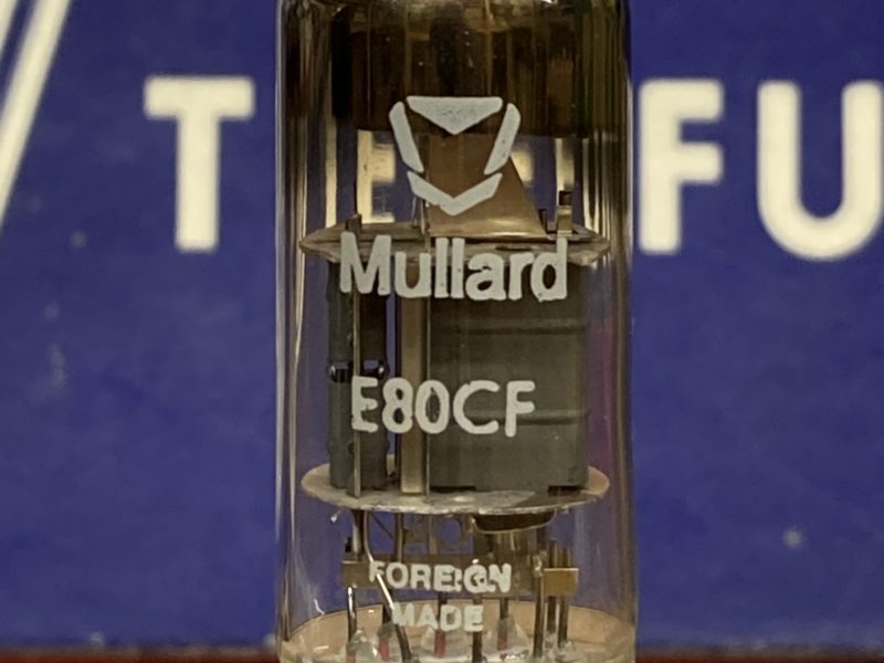 E80CF Mullard, true NOS, special quality 6BL8 with gold pins