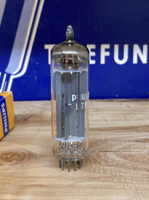 EZ81 Philips, true NOS/NIB, x-rare Hendon Works coding - Image 2