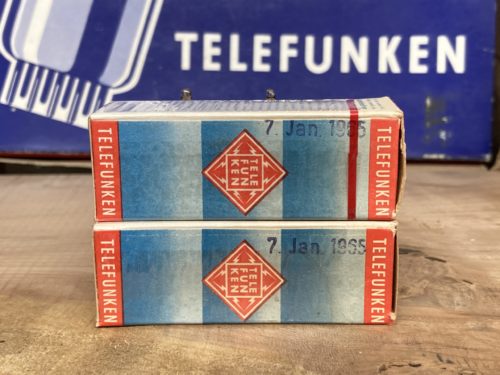 ECF80 6BL8 Telefunken NOS/NIB,  same batch, one pair for McIntosh & Scott - Image 3