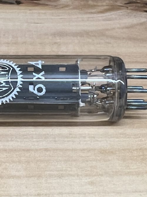 EZ90 6X4 CV493 U78 Mullard branded Valvo true NOS/NIB, square-getter - Image 3