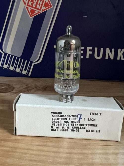 6AH6 Raytheon, Telefunken, Sylvania, small lot of NOS tubes