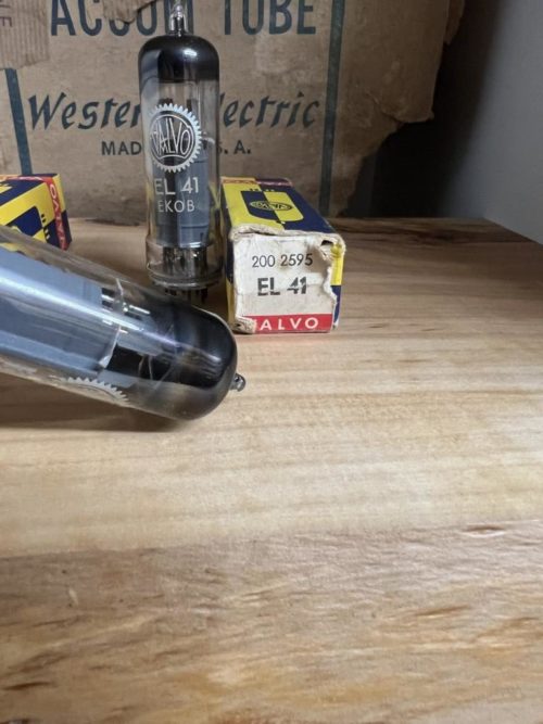 EL41 Valvo, small lot of super vintage NOS tubes - Image 6