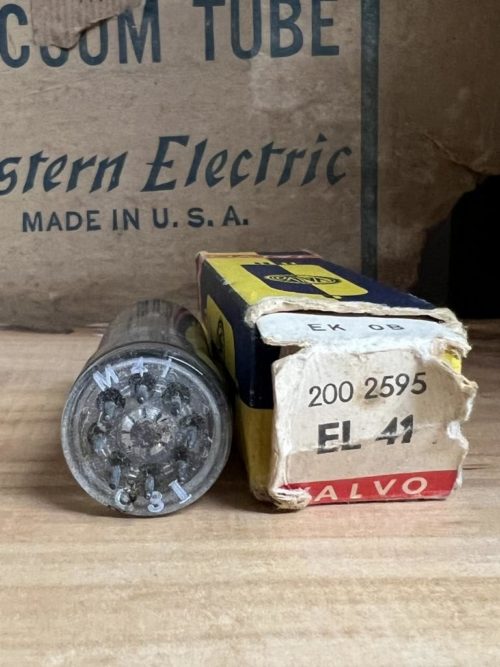 EL41 Valvo, small lot of super vintage NOS tubes - Image 3