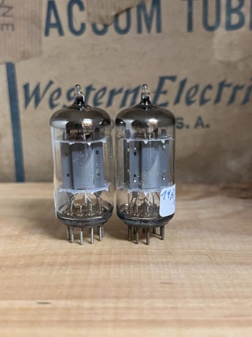 ECC82 12AU7 Telefunken, slightly used, test like new, diamond <> on bottom, one pair (2)