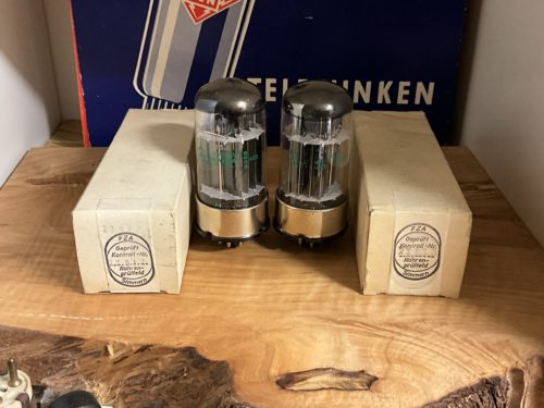 6080WB Sylvania, made 1969, tested & guaranteed, one pair, 6AS7G sub - Image 2