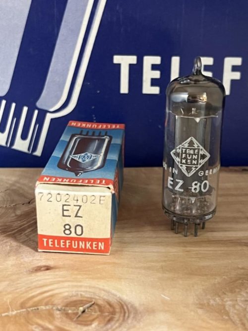 EZ80 6V4 Telefunken, perfect condition, true NOS/NIB