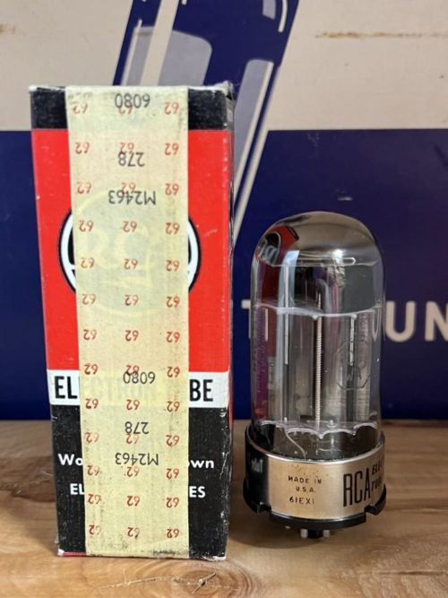 6080WA RCA vintage milspec production, true NOS, 6AS7G sub - Image 2