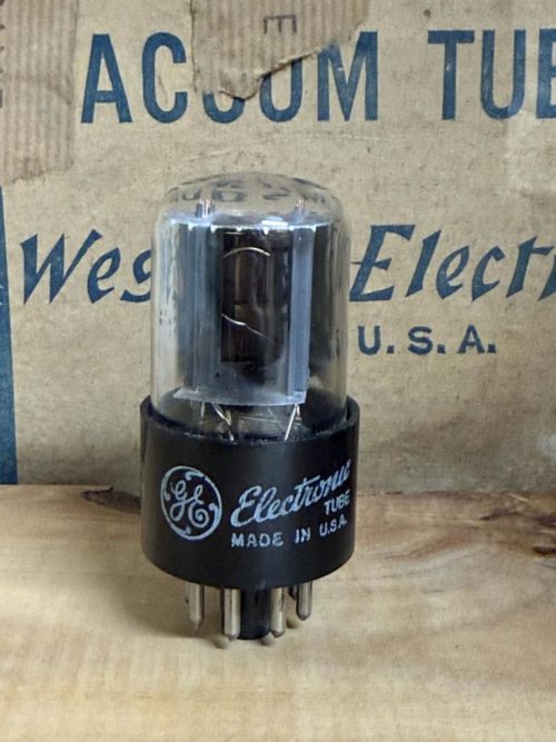 6SN7GTB GE side O-getter, test excellent