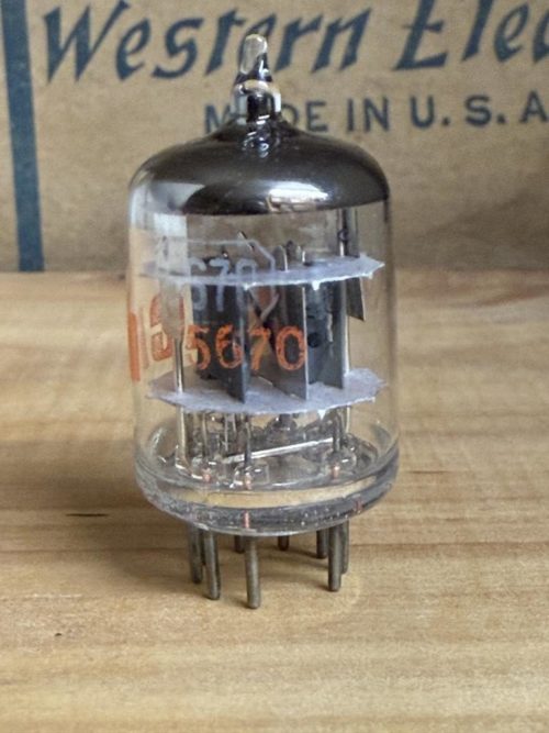 5670 RCA, 396A, 2C51 true NOS/NIB, grey plate, triple mica - Image 3