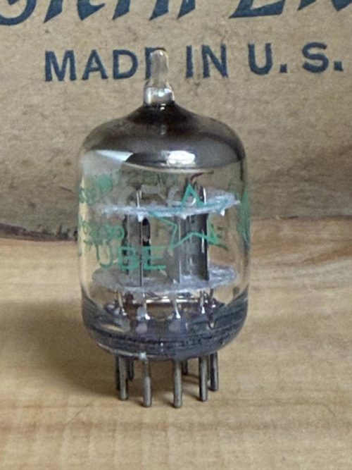 5670W JAN GE, 396A, 2C51, 1960ies, black plate, milspec, branded Westinghouse - Image 2