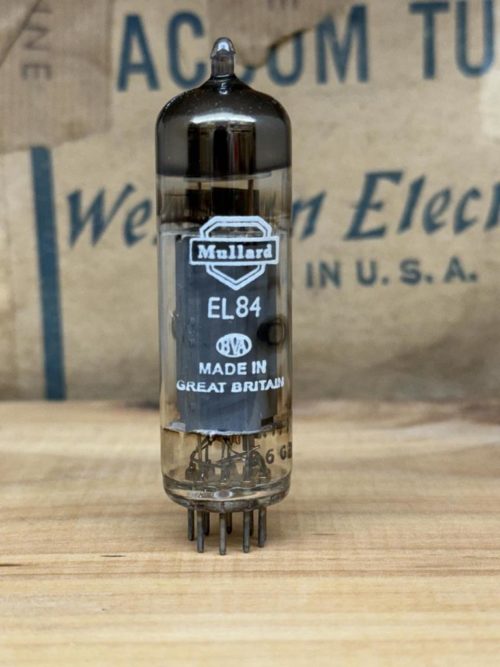 EL84 6BQ5 Mullard, used, Blackburn km1 code, test strong with at least 95%